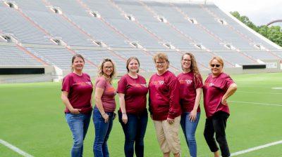 Undergraduate Admissions, Lane Stadium, Blacksburg, VA. Fall 2021